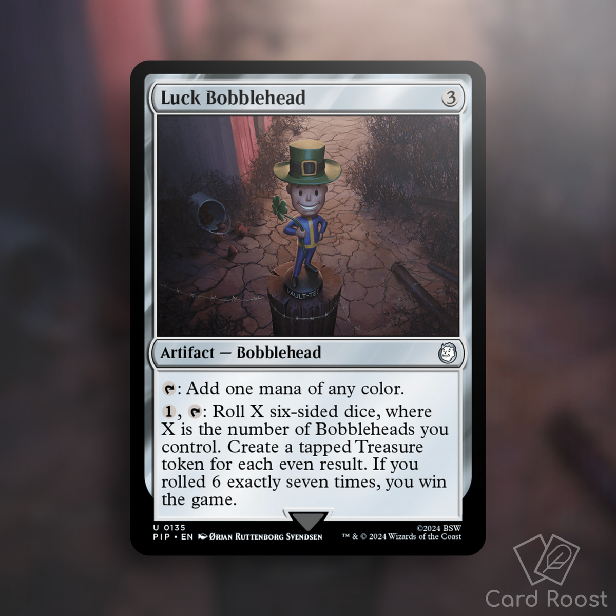 MTG Luck Bobblehead 0135 Universes Beyond: Fallout PIP