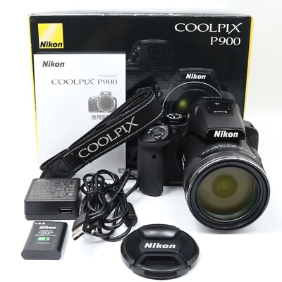 Nikon Coolpix P900-BLK 16.0MP Digital Camera [ Near Mint Nikon Coolpix P900-BLK 16.0MP Digital Camera [ Near Mint
