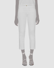 199 Frame Women's White Le High Ankle Straight Leg Jeans Pants Size 23