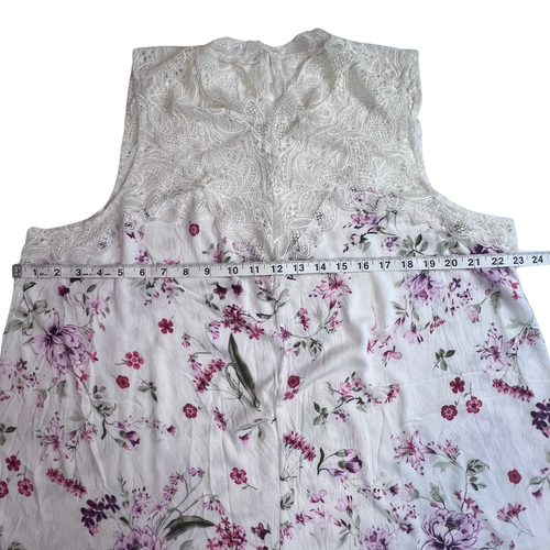 Torrid Blouse Womens 2X Floral Romantic Victorian Tank Coquette Fairycore Top - Imagen 4 de 14