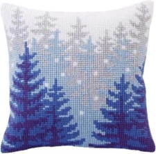 C d A Collection D' Art PILLOW KIT - WINTER FOREST