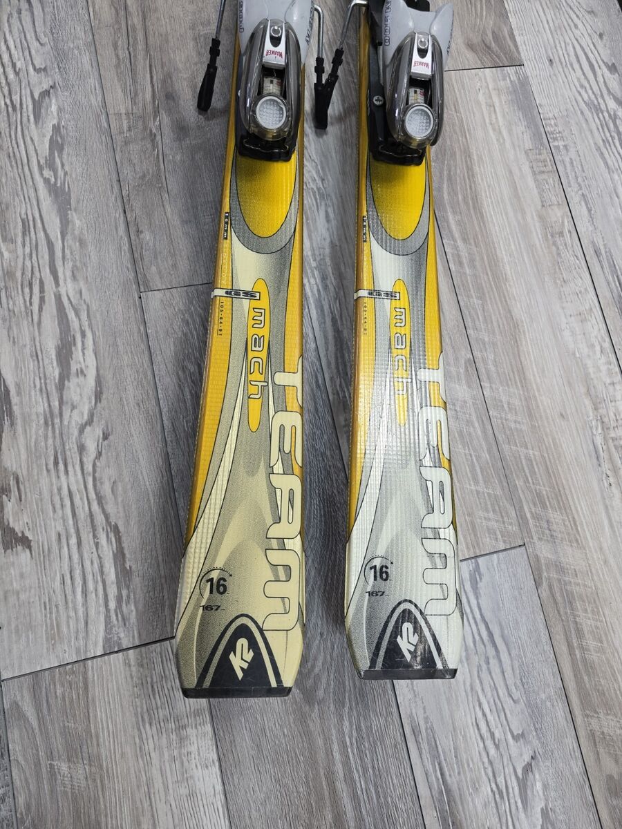 K2 Team USA Mach GS Downhill Skis 167cm 16mm Sidecut Marker K2 Team USA Mach GS Downhill Skis 167cm 16mm Sidecut Marker