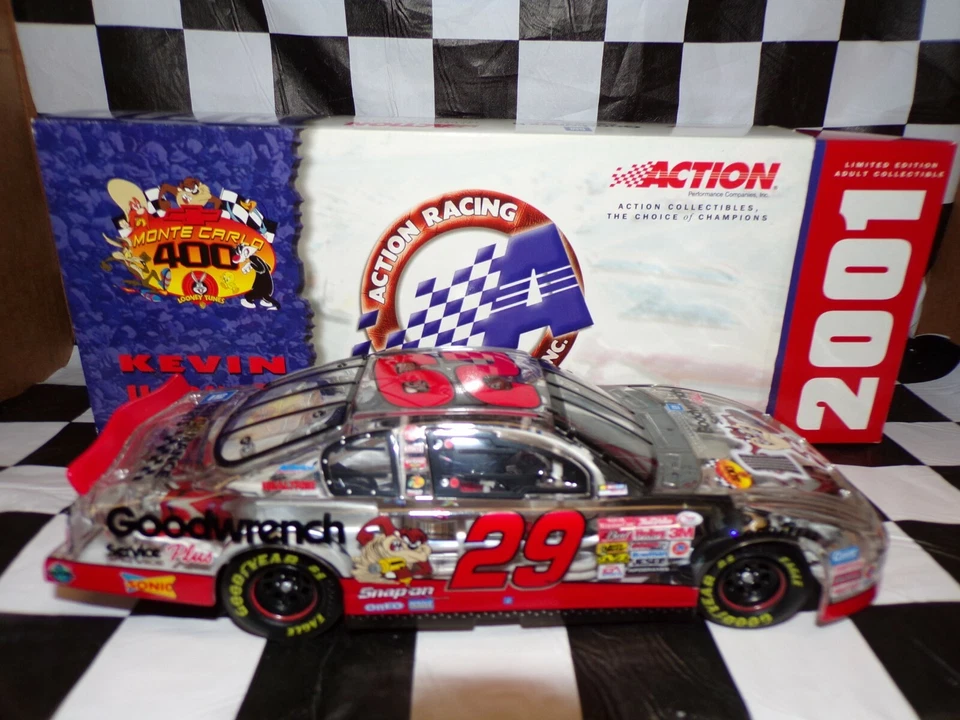 Kevin Harvick #29 GM GOODWRENCH/LOONEY TUNES 1:24 Scala Action NASCAR 101982 - Immagine 2 di 4