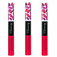 3-Pack New Rimmel Provocalips Kissproof Lipstick Kiss Me You Fool 0.14 Fluid Oz