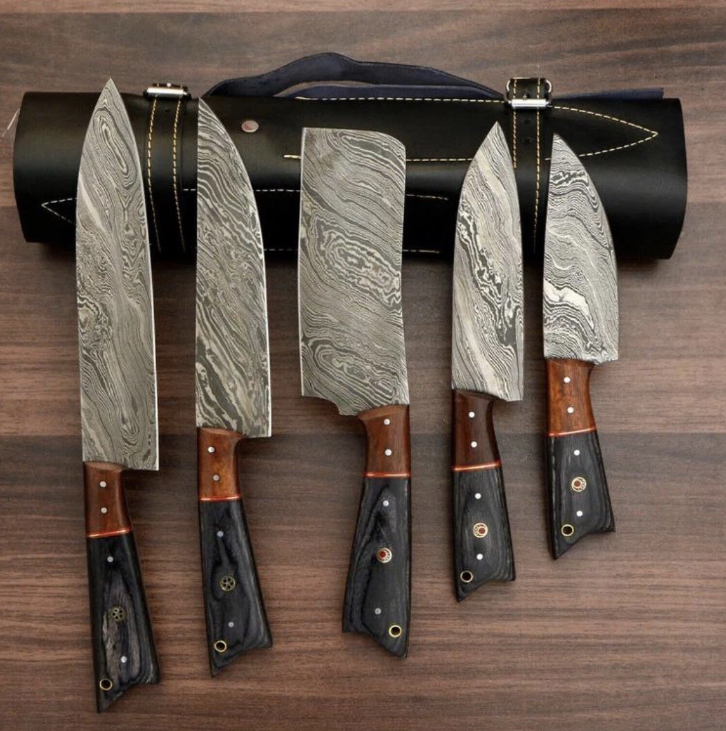 damascus chef knife set