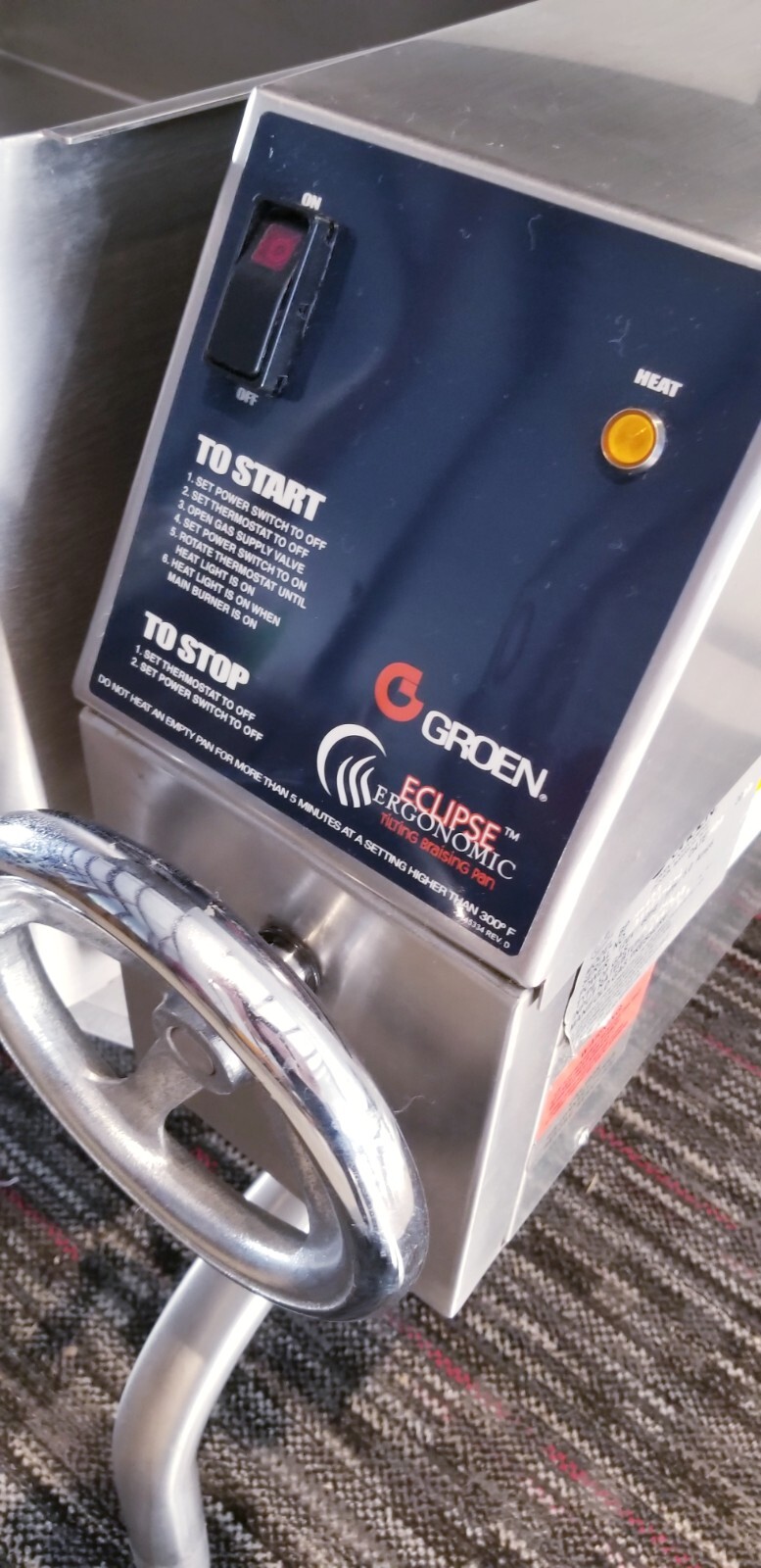 GROEN 40 GALLON NATURAL NAT GAS TILT TILTING SKILLET BRAISING PAN BPM