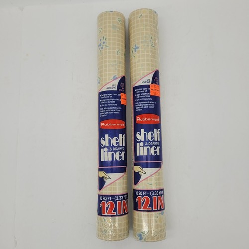 Vintage Rubbermaid Regal Schublade Liner Sommer Platz 12"x3,33 yd - 10 Quadratfuß Neu aus altem Lagerbestand