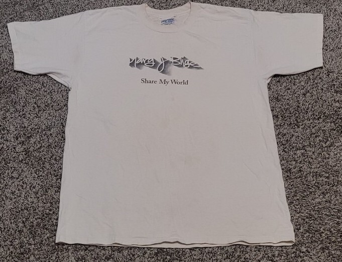 VTG Black Mary J Blige Share My World Queen of Hip-Hop Rap