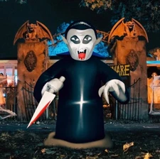 NEW! 5FT Scary Vampire Halloween Inflatable In/Outdoor Decoration - #HD104