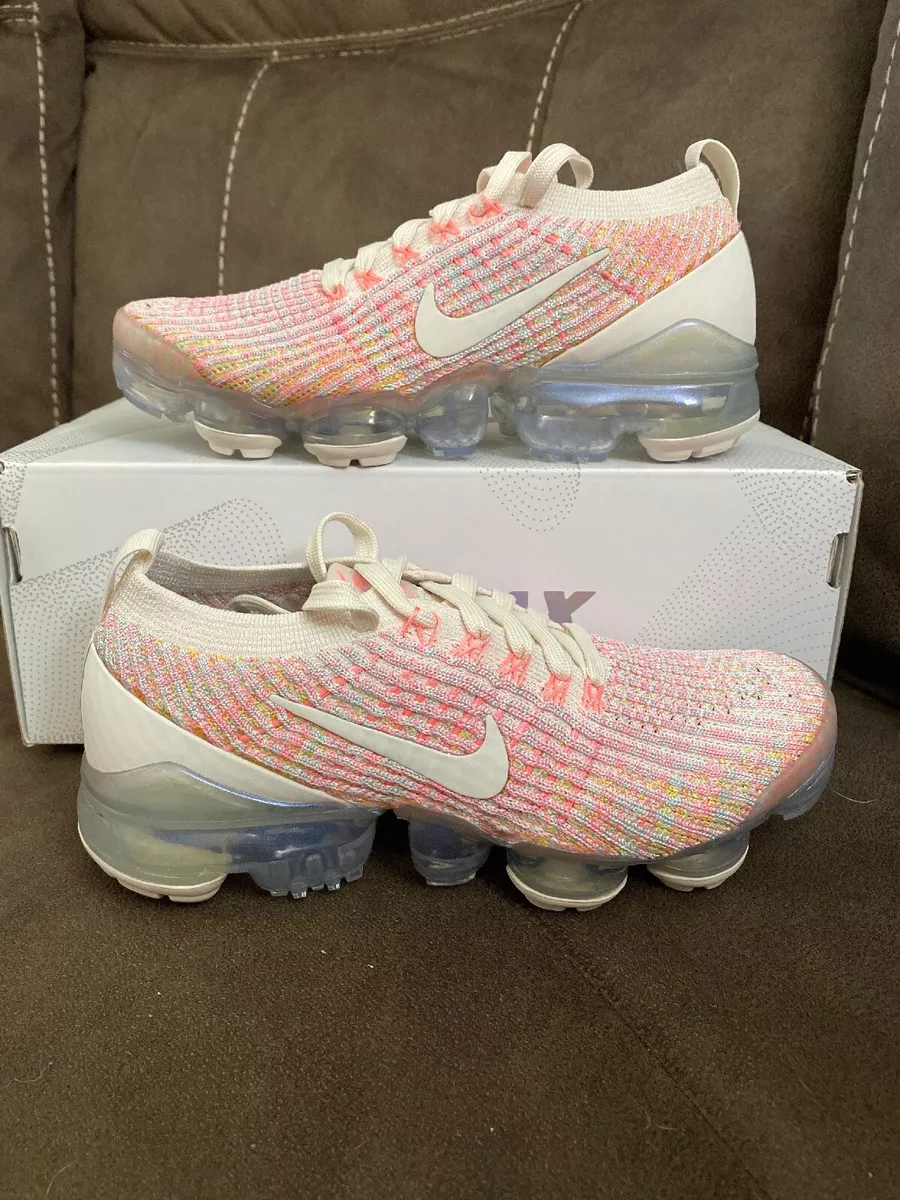 W Nike Air Vapormax Flyknit 3 Sunset Glow AJ6910 008 Size 5