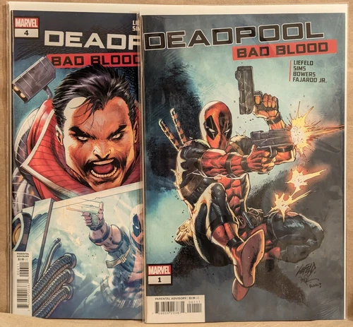 Deadpool: Bad Blood #1 and 4 VF-NM 2022