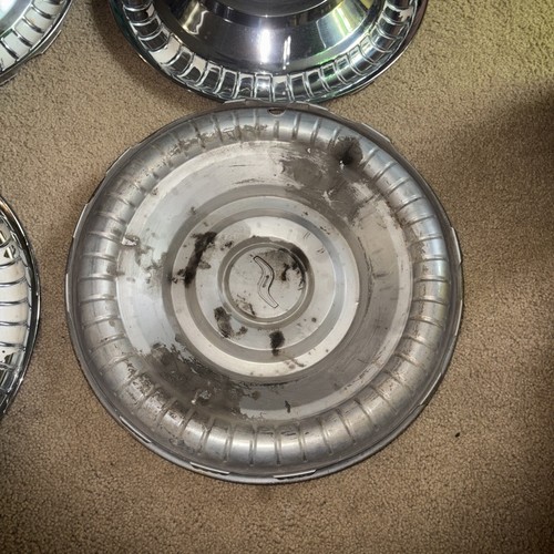 Original 1962 Studebaker Lark 15” Hubcaps Hub Caps Lot of 4 - Picture 6 of 10