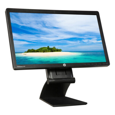 HP EliteDisplay E201 20” HD+ IPS WLED Monitor 1600x900 DVI DP VGA