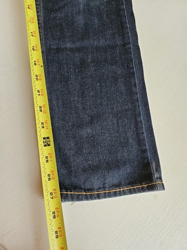 Vans Darkwash Mid Rise Straight Jeans Size Boys 16 26x27 EUC - Picture 9 of 12