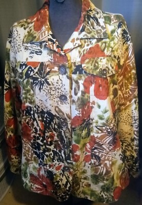Beautiful Bechamel Jacket Size XL Armpits 25 In Shoulder Down 26 In Bottom 25 In