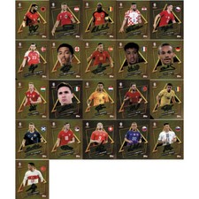 Topps UEFA EURO 2024 Alle 21 Gold Star Player...
