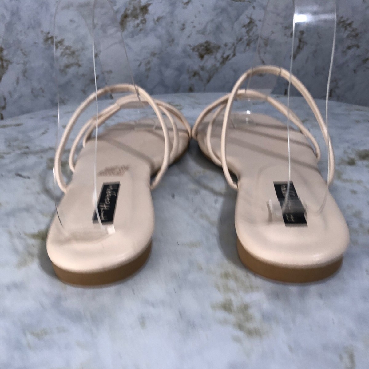 F-Hongxy 40 Women's Sz 8.5M Shoes Pink Slides Strappy Comfort Flip