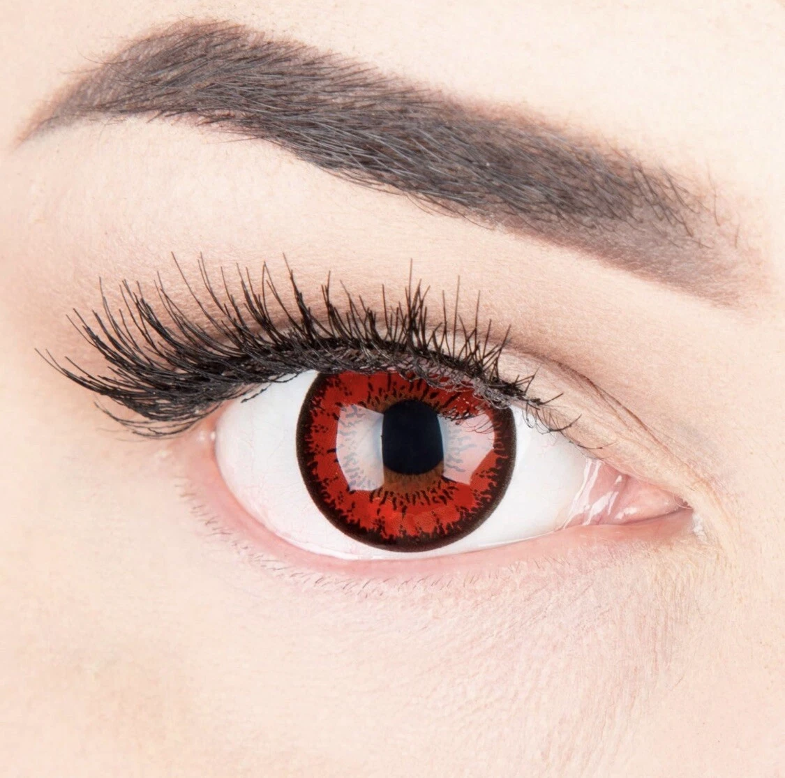 lenti a contatto colorate Rosse Per Halloween