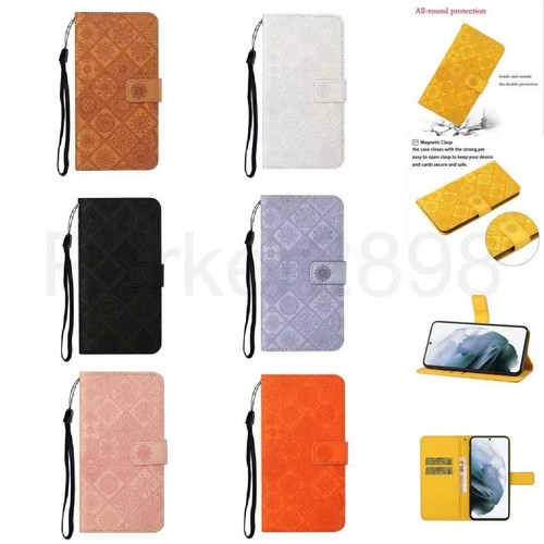 Case for Galaxy A72 A71 A52 A51 A42 A32 A22 A12 5G Embossed Pattern Wallet Cover - 第 1/19 張圖片