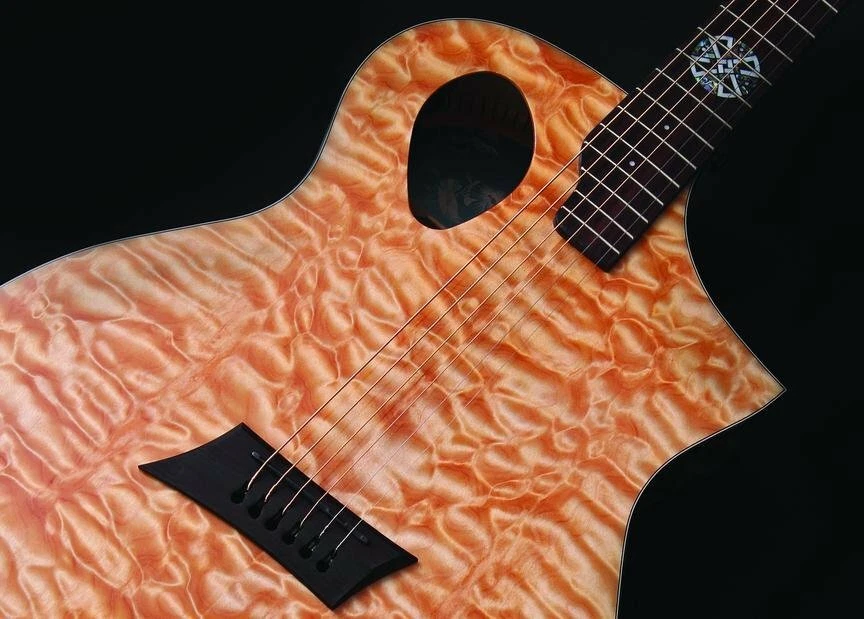 Michael Kelly Forte Port X Acoustic Electric Guitar - Quilt Maple