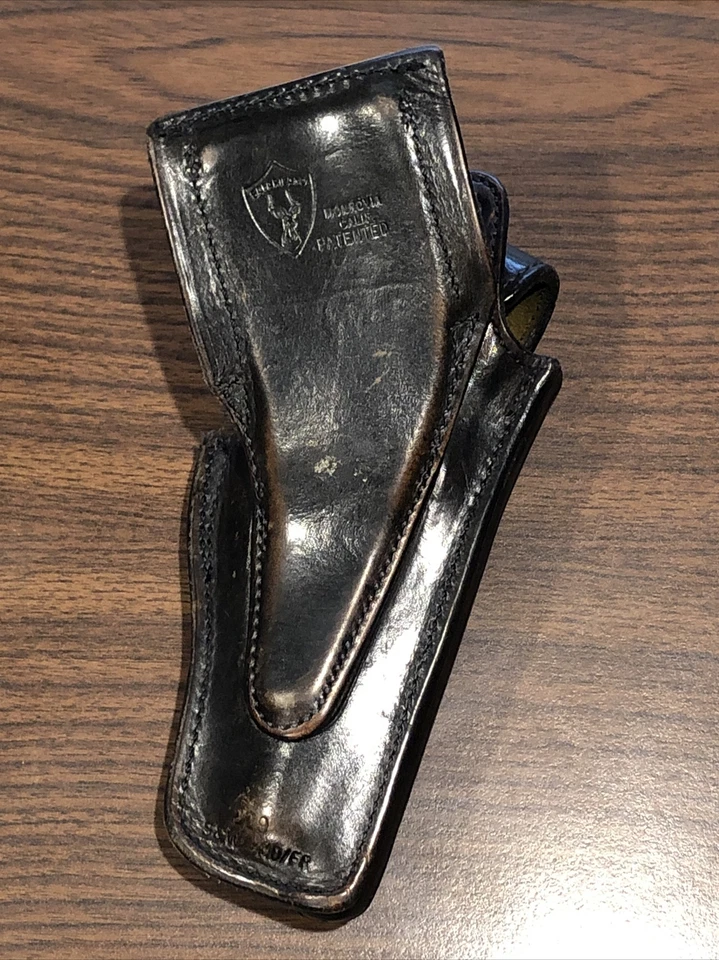 Coldre de couro preto LH Vintage Safariland 229 P&W MD/FR - Imagem 3 de 4