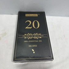 Essential Oils - Premium Quality Set of 20 (20 x 5ML) by Mayjam ~ NEW SEALED