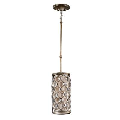 Beige Nickel Glamour Klassisch Hängelampe Pendelleuchte 1x60W/E27