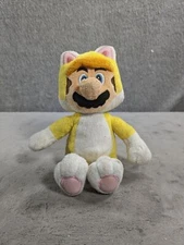 Sanei Super Mario 3D World Neko Cat Mario 9" Plush Doll