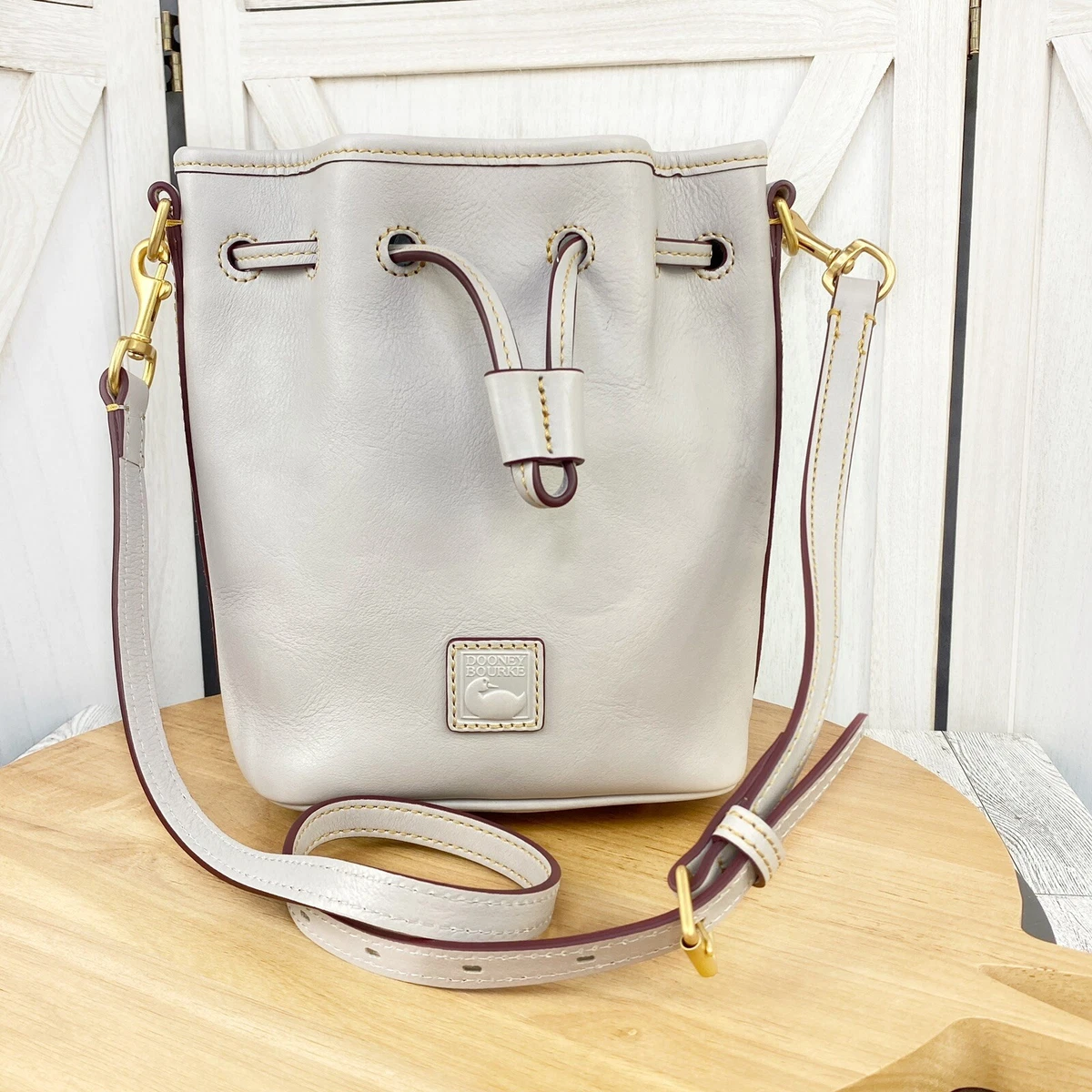 Dooney & Bourke Florentine Leather DrawstringBag