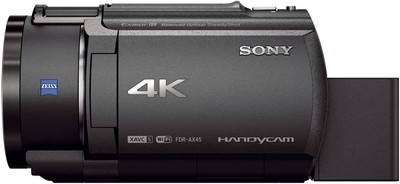 Sony 4K Camcorder Handycam Black Internal Memory 64GB FDR-AX45 B