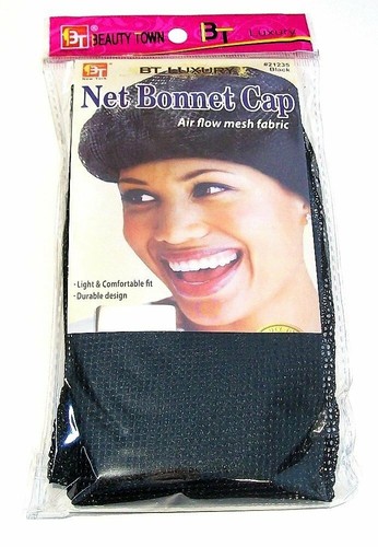 Malla Negra Triángulo Red Capó Gorra de Tejer Spandex Bufandex Cabeza Envoltura Mujeres Niñas - Imagen 2 de 13