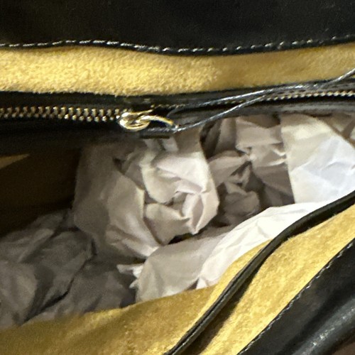 Halston Heritage Hobo tracolla nera prezzo al dettaglio consigliato $495 MH3614L5 nuova - Foto 10 di 19