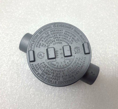 APPLETON GRC75 Conduit Outlet Box 3/4" - Threaded Metal Conduit - NEW - Picture 3 of 4