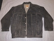 Men s VTG GAP USA Made Black Jean Jacket Size XL