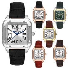 Daniel Klein 32mm Square Womens Tank Watch wi...