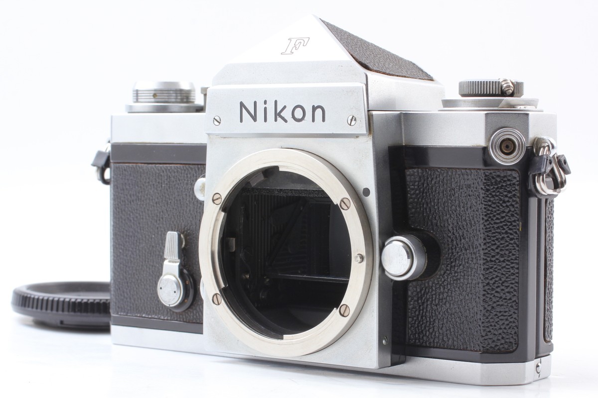 フィルムカメラ Nikon F Eye Level Silver Body MINT] Nikon F Eye Level Silver 35mm SLR Film Early model