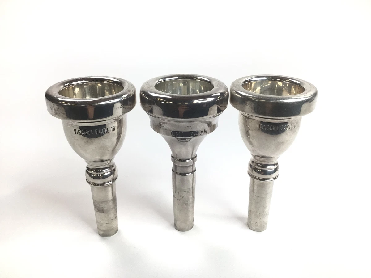 Used Tuba Mouthpiece Lot 1 Two Bach 18 One UMI 24AW 30501