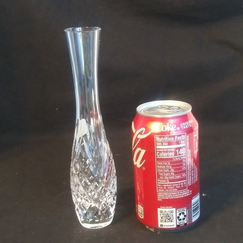 Vtg ASTRAL Full Lead Crystal Handmade Bud Vase Excellent Condition 7 7/8" Tall