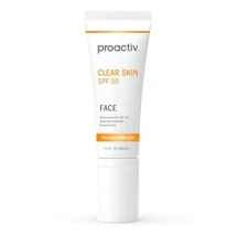 Proactiv Clear Skin SPF 30, Sunscreen Moisturizing, Acne Prone Skin, 1.5 fl oz