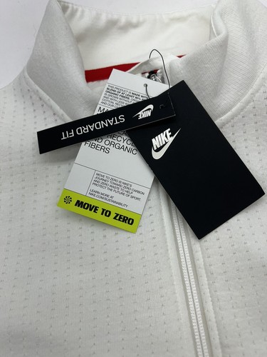 NEW Nike Sportswear Men’s Jacket CU3818-100 Sz L -Move to Zero White MSRP $400 - Picture 5 of 7