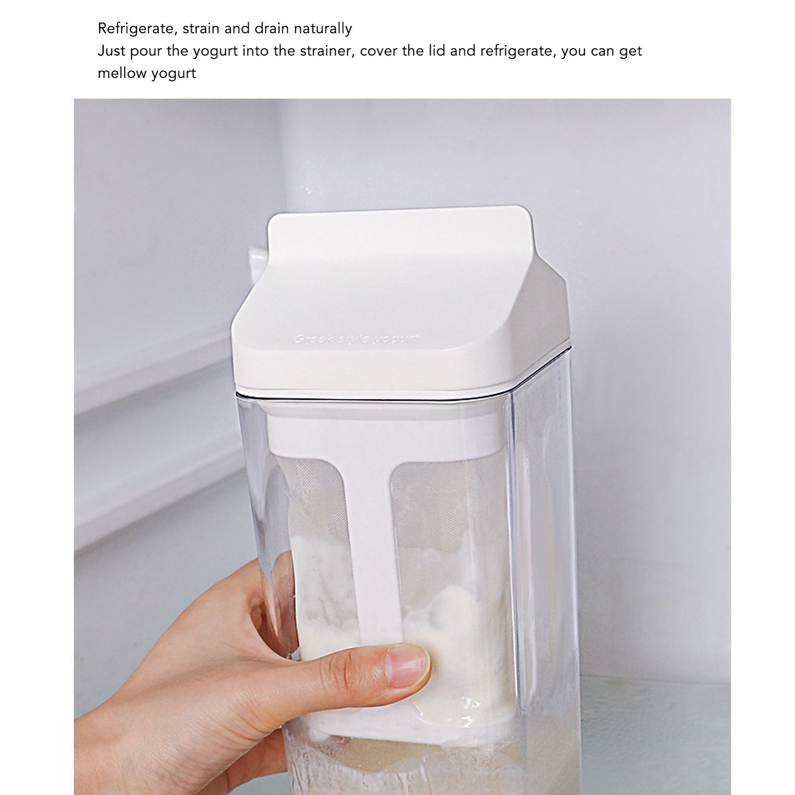 Filter Sieve Greek Yogurt Maker Water 1L Capacity Strainer For Homemade