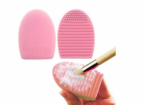 2 X Silicone Makeup Brush Cleaner Pad Washing Scrubber Board Cleaning Mat Hand - Picture 5 of 12