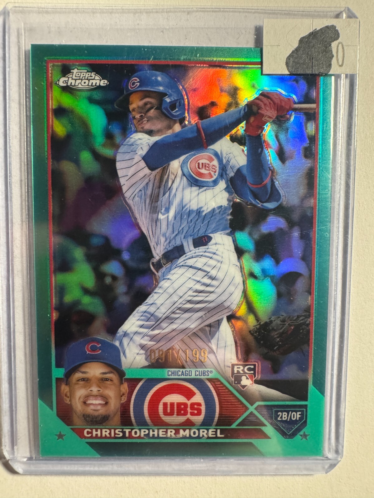 K280,452 - 2023 Topps Chrome Aqua Refractors #198 Christopher Morel #/199