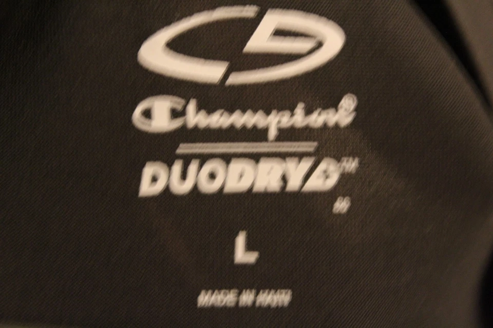 Pullover Atlético Champion Talla Grande DUODRY Top Ajustado Negro Poliéster Foto 3 de 4