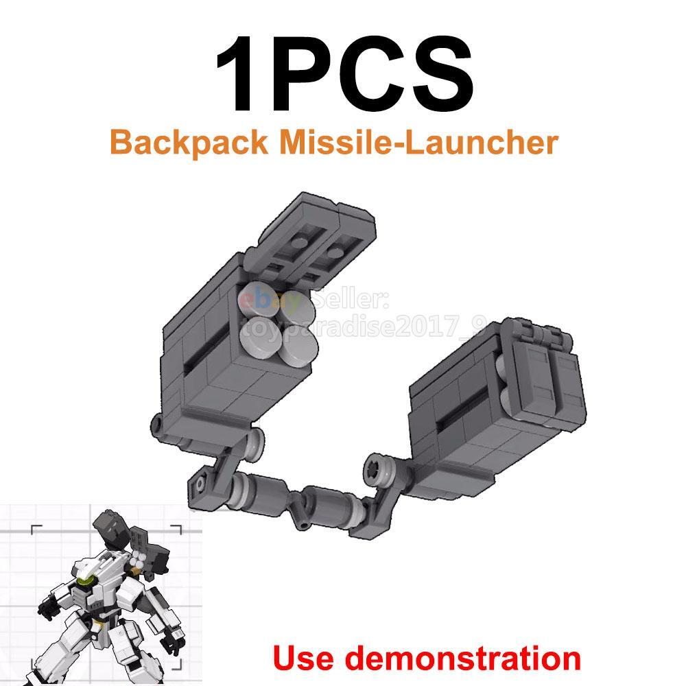 Mecha Robot Building Model Kit, MOC Combat Humanoid Armed Meccanico Armato Mattoni Da Costruzione, Action Figure Modello (Compatibile Con Lego) (236 Pezzi - Foto 8
