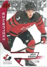 2019-20 Upper Deck Team Canada Juniors JOSH BROOK Exclusives #32 031/250