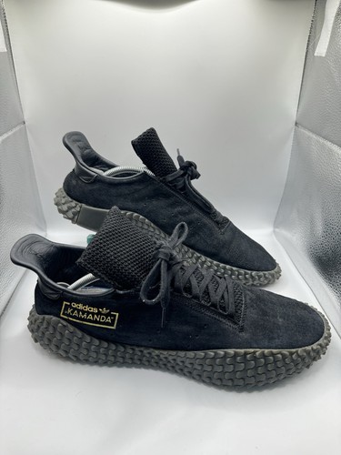 Adidas Originales Kamanda Triple Negro Entrenadores Para Hombre Talla UK 12 EU 47 1/3