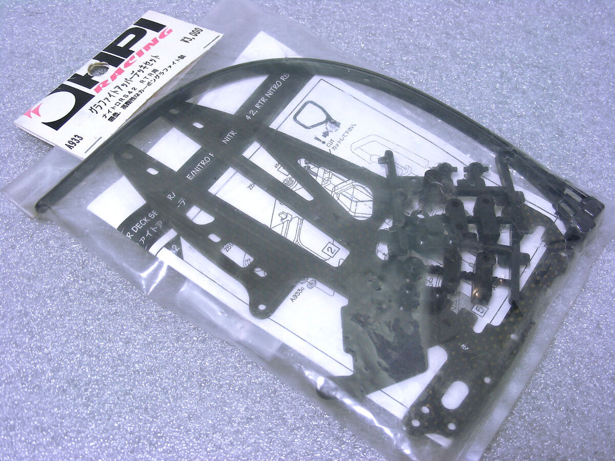 Vintage HPI Nitro RS4 2 Racer RTR A933 Complete Carbon Upper Vintage HPI Nitro RS4 2 Racer RTR A933 Complete Carbon Upper