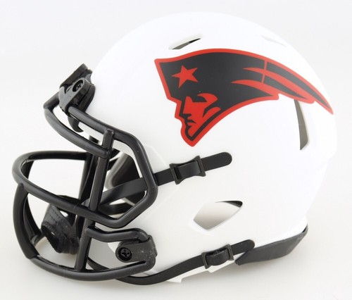 Sony Michel Autographed New England Patriots Lunar Mini Helmet Beckett COA - Picture 2 of 3