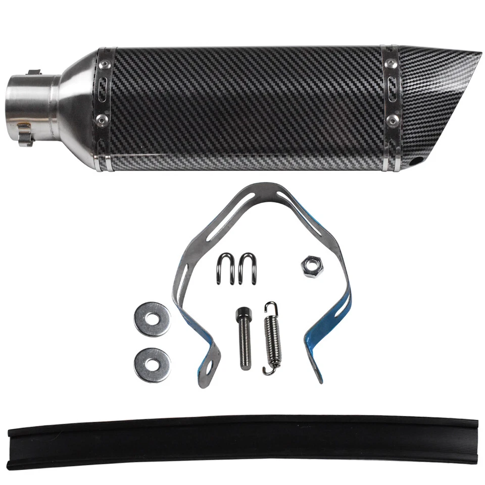 2-дюймовый глушитель выхлопной системы из нержавеющей стали с убийцей DB для грязевого велосипеда квадроцикла уличного велосипеда 38-51 мм - Изображение 3 из 4